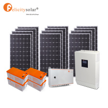 FelicitySolar 2021 Hot Sale Hybrid Solar System Off Grid Solar Power System Solar Kit mit Hybrid -Wechselrichter